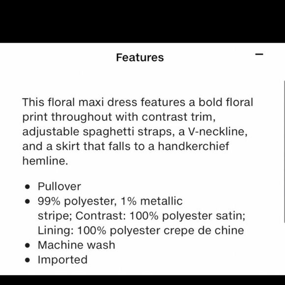 Bcbg Maxazria Floral Black and Cream Maxi Dress, US4 - Picture 6 of 15